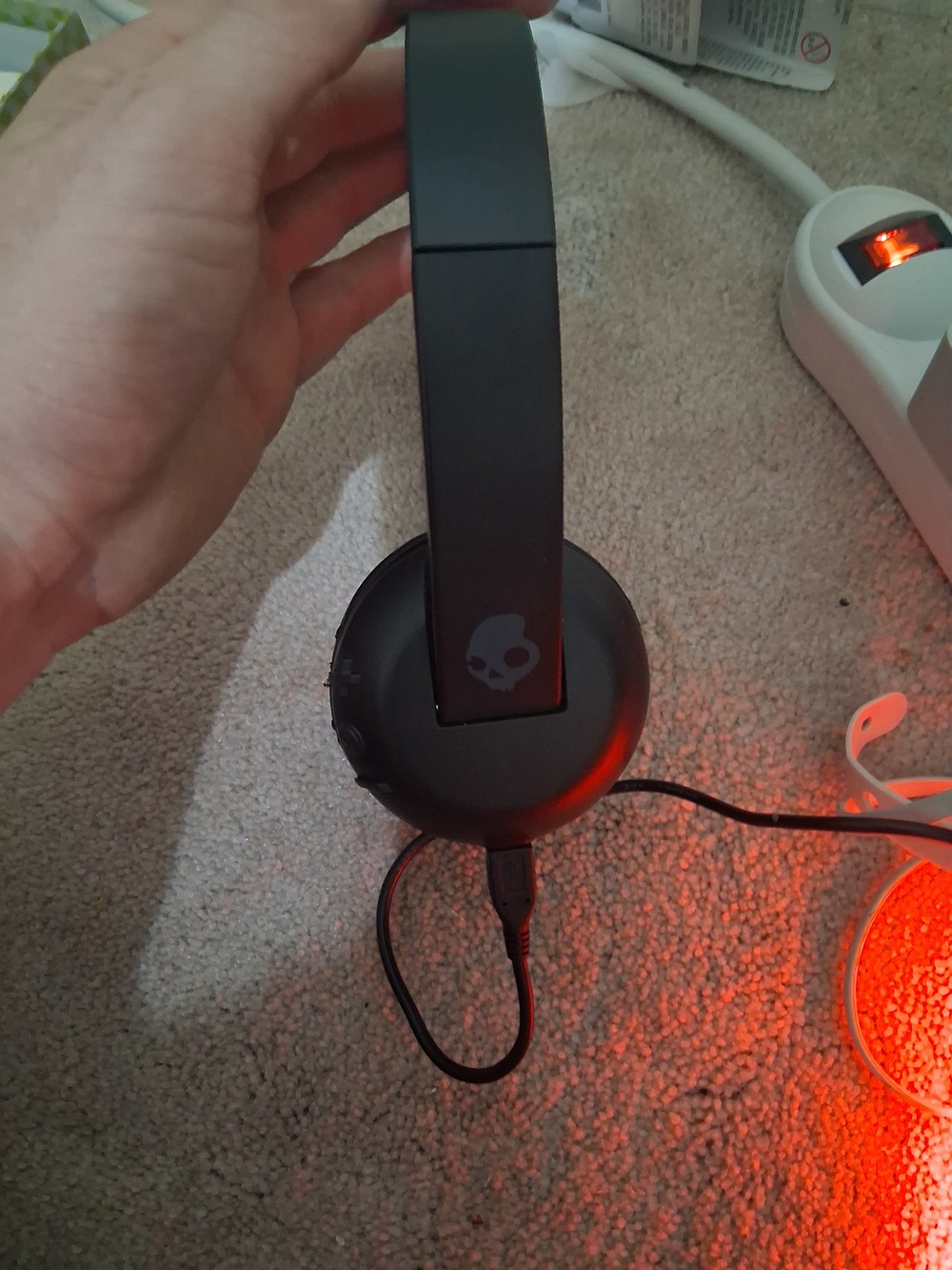 Skullcandy Black On-Ear Wired Headphones